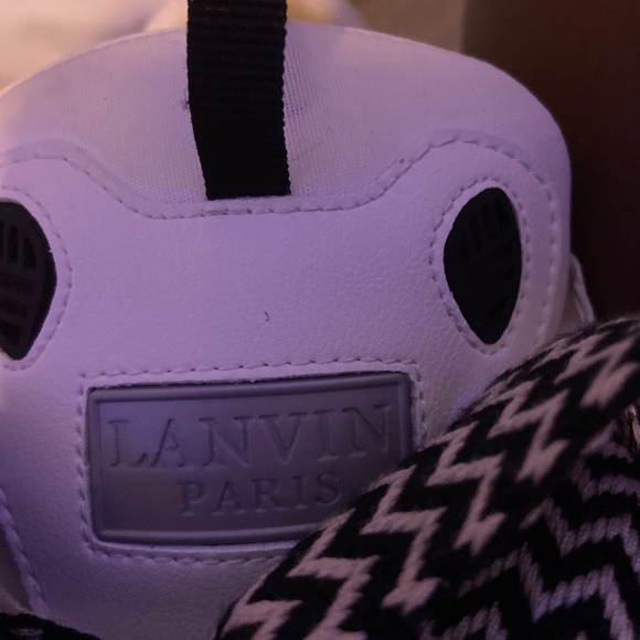 LANVINS BLK/white - Picture 3 of 4